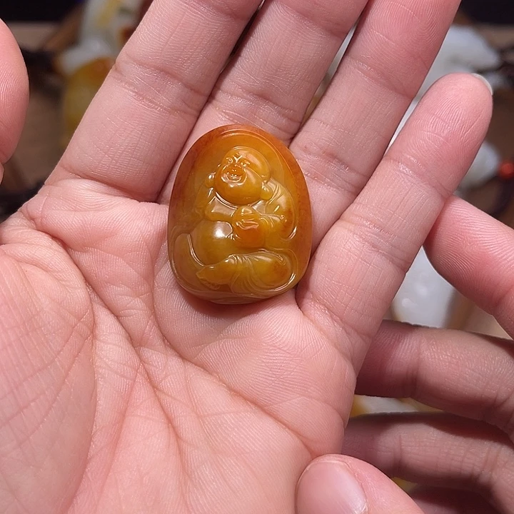 木***風和田玉未镶嵌颈饰