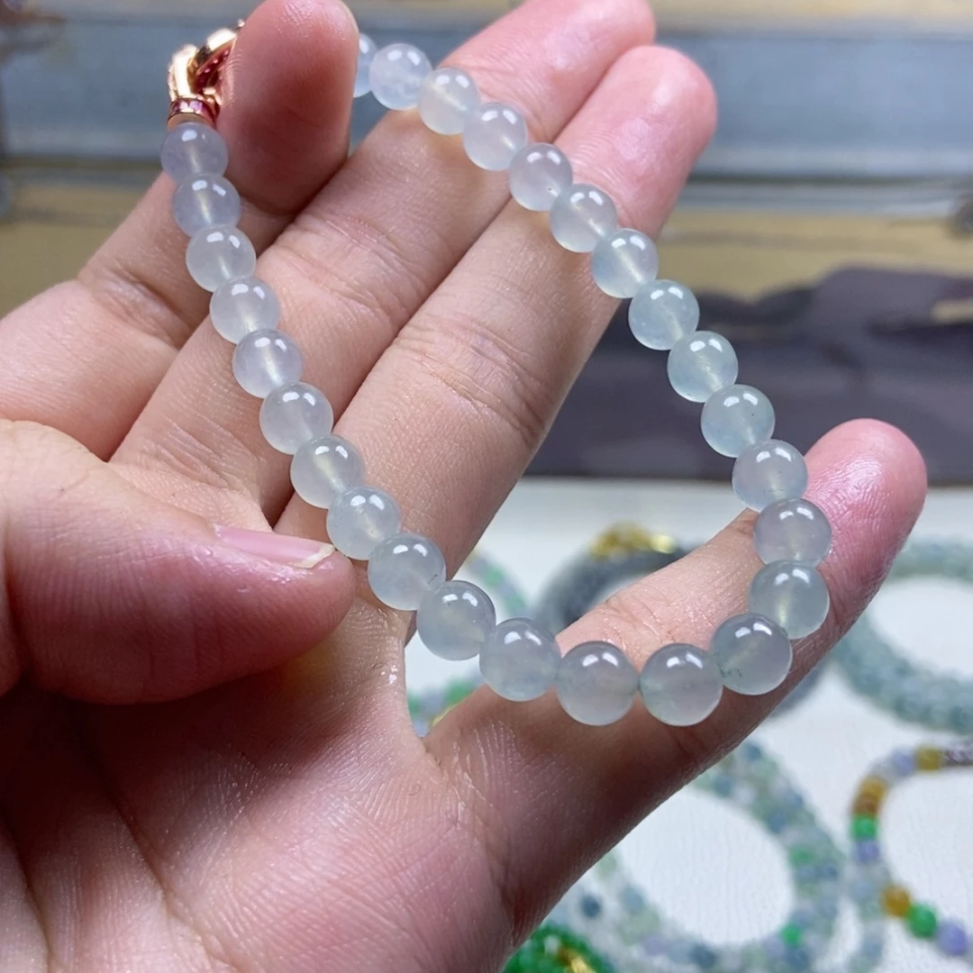 定制翡翠未镶嵌缅甸翡翠A货卡6.8