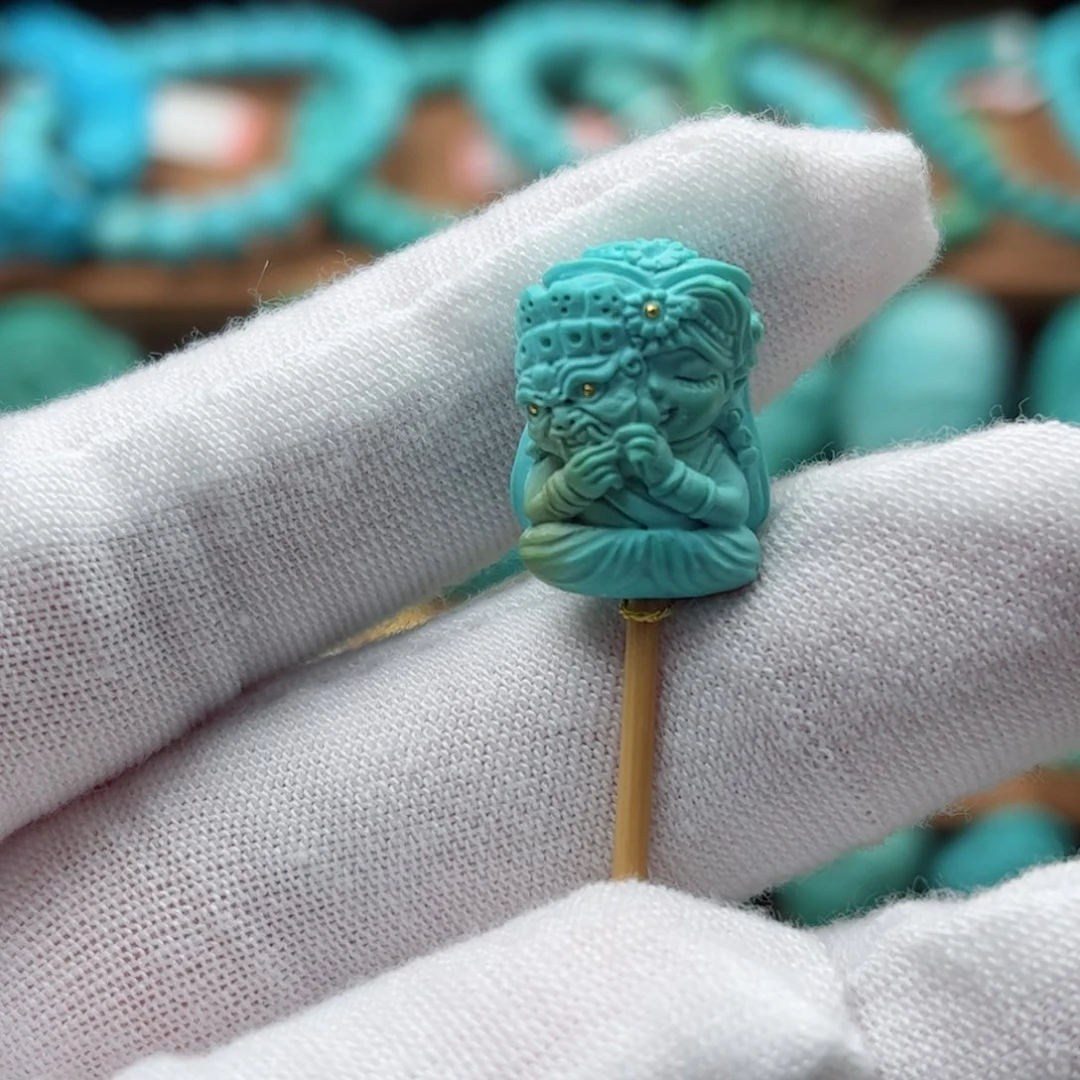 绿松石未镶嵌扎吉拉姆