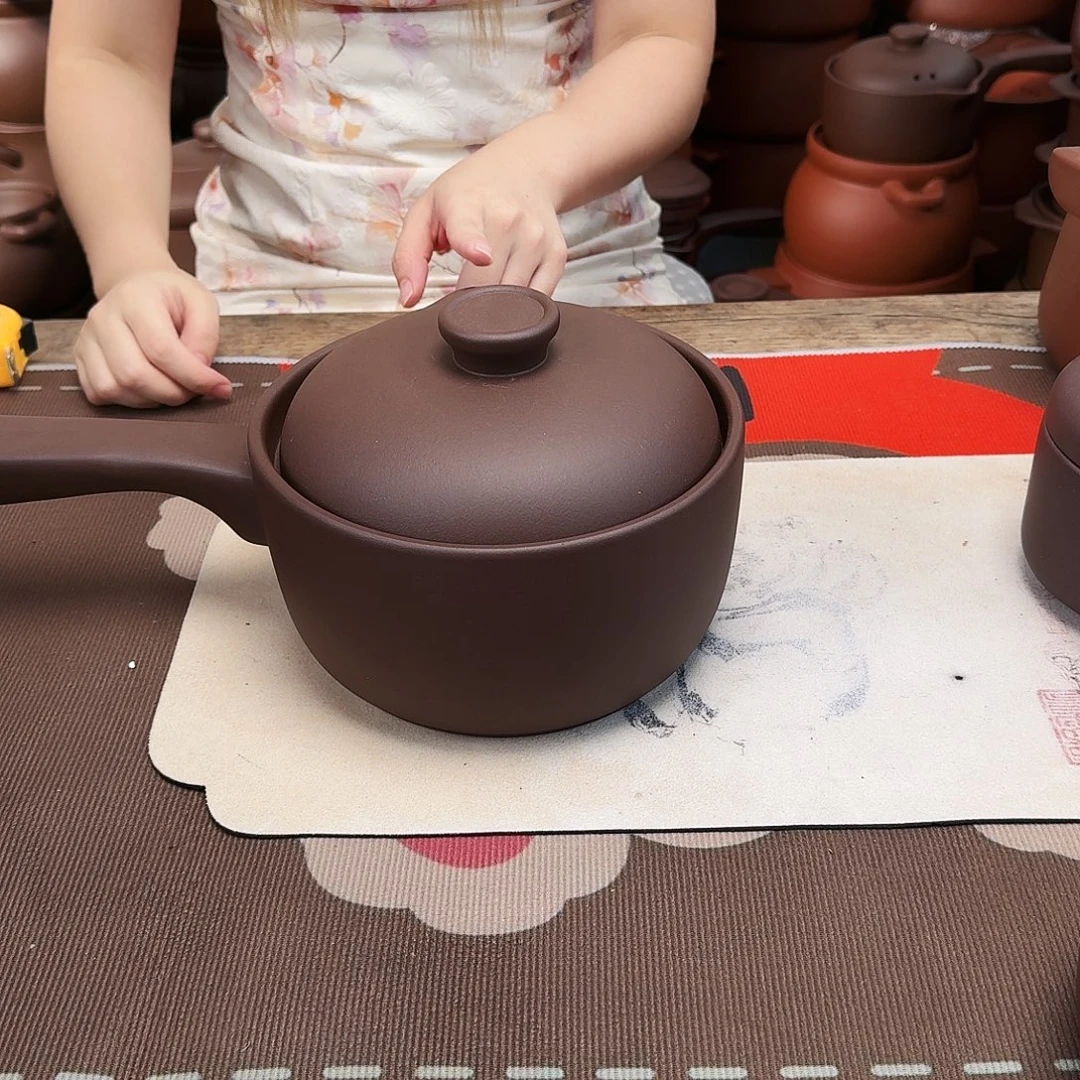 紫砂砂锅奶锅1.8升正品
