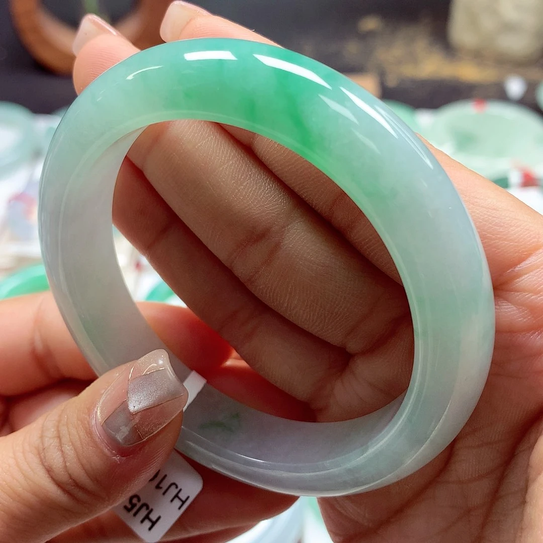 翡翠手镯未镶嵌56正26号88