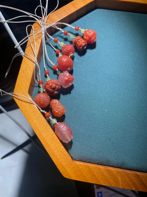 南红手机挂拍下备注要什么多样性发一手工