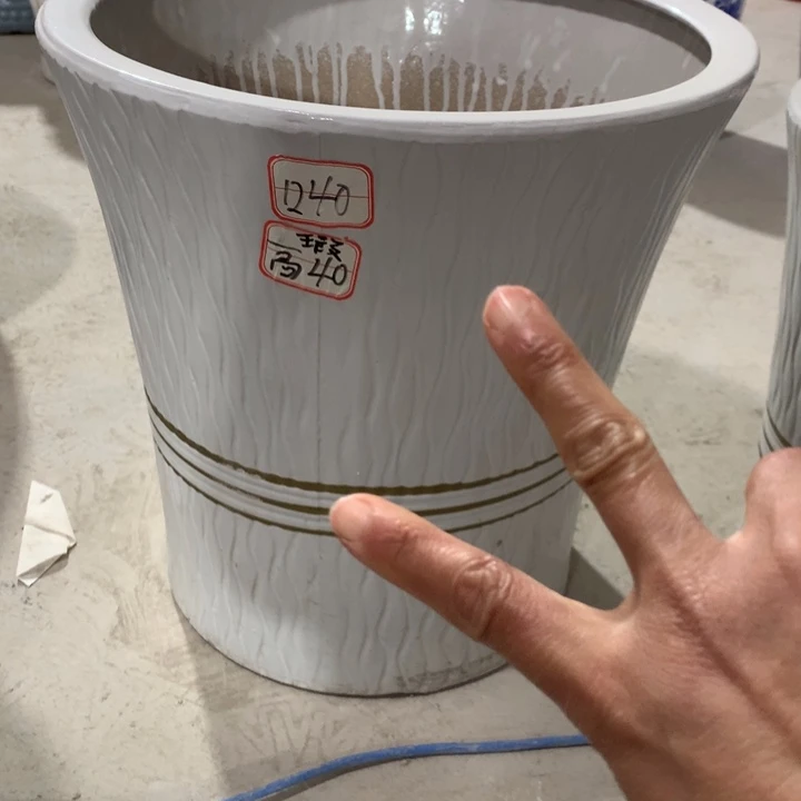 【闪购商品】红陶高温陶瓷花盆默认瑕疵