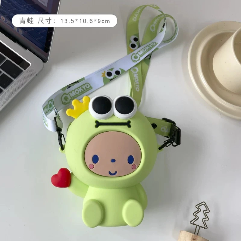 卡通硅胶斜挎mini小包