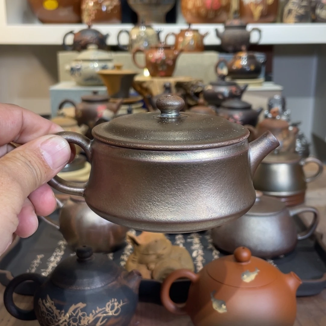 庆***爷壶薄胎球孔福利150毫升左右