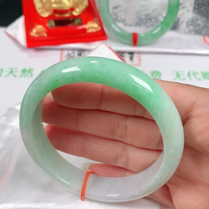 未镶嵌手镯翡翠  编号0257 正圈59