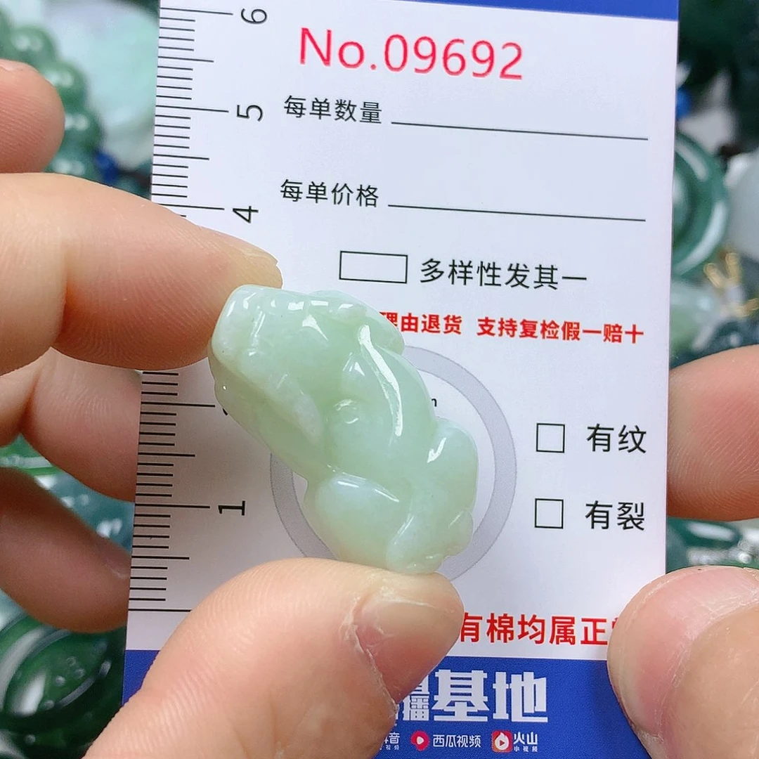 翡翠颈饰未镶嵌天然翡翠