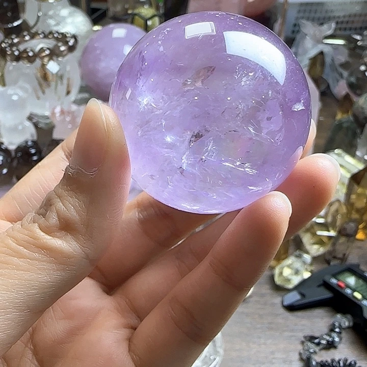 紫晶珠宝半成品未镶嵌