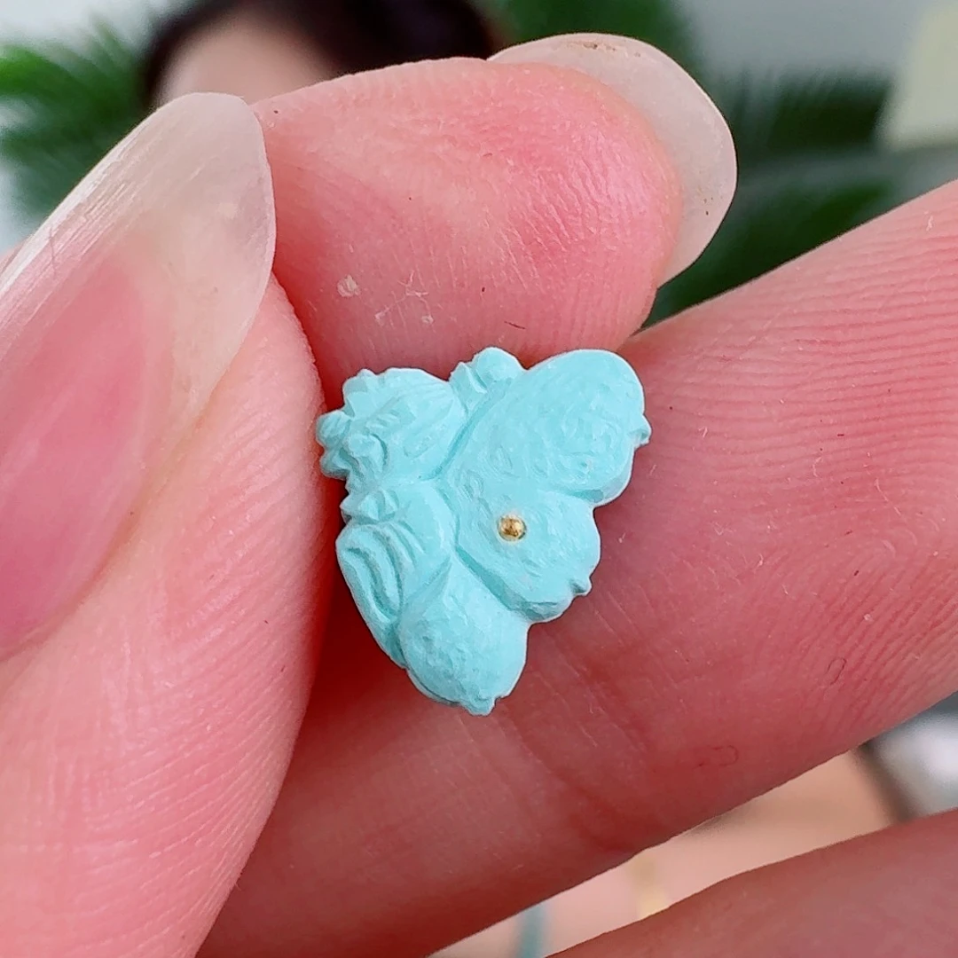 未镶嵌绿松石珠宝奇石