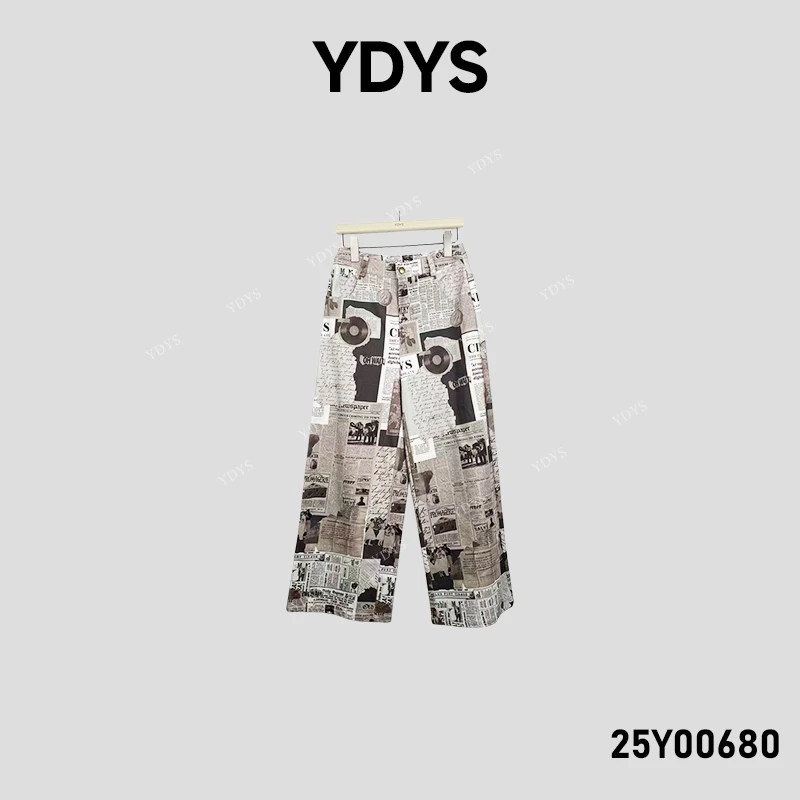 【YDYS】25Y00680 2025新款时尚气质小众休闲裤