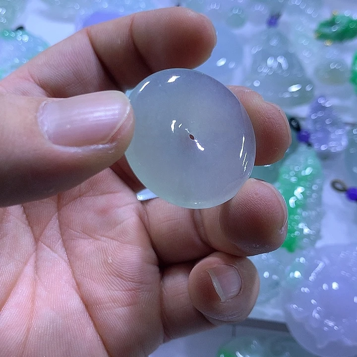 翡翠未镶嵌颈饰天然翡翠A货吊坠