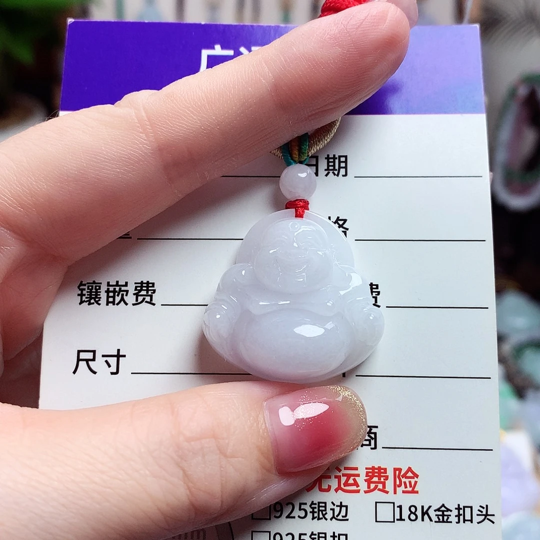 颈饰未镶嵌翡翠佛公16