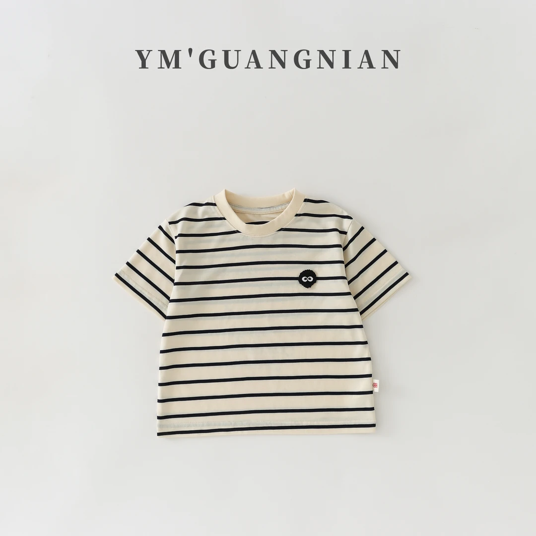 【幼棉光年】夏季男童休闲百搭T恤亲子圆领1220283
