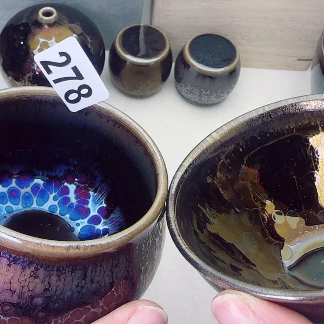 茶盏建盏矅变茶器2只278