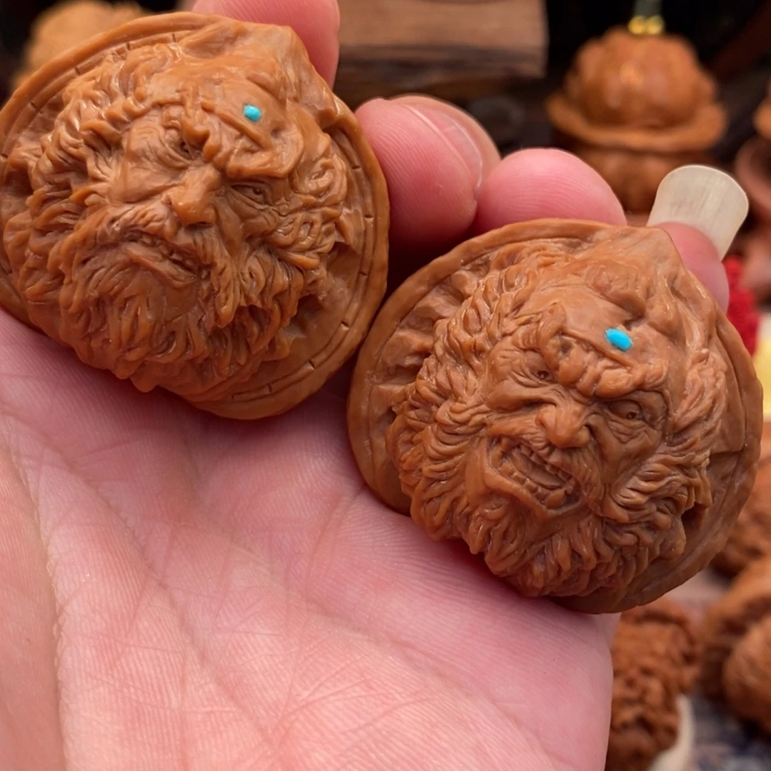 行***练核桃手串/手链钟馗金公子