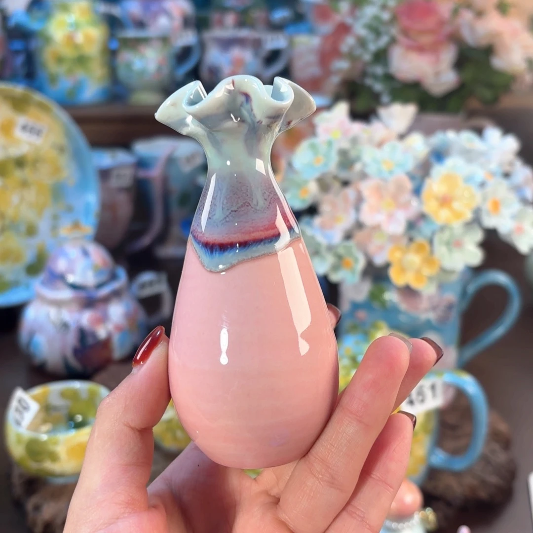 景德镇手绘高温釉下彩陶瓷茶具