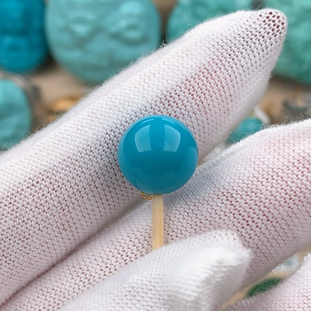 绿松石配饰未镶嵌圆珠卡11