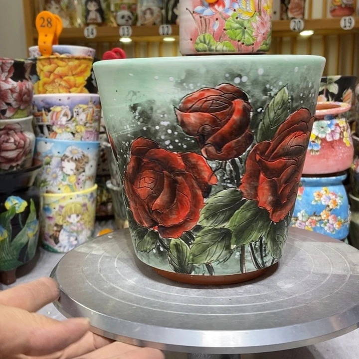 景德镇艺术手绘作品