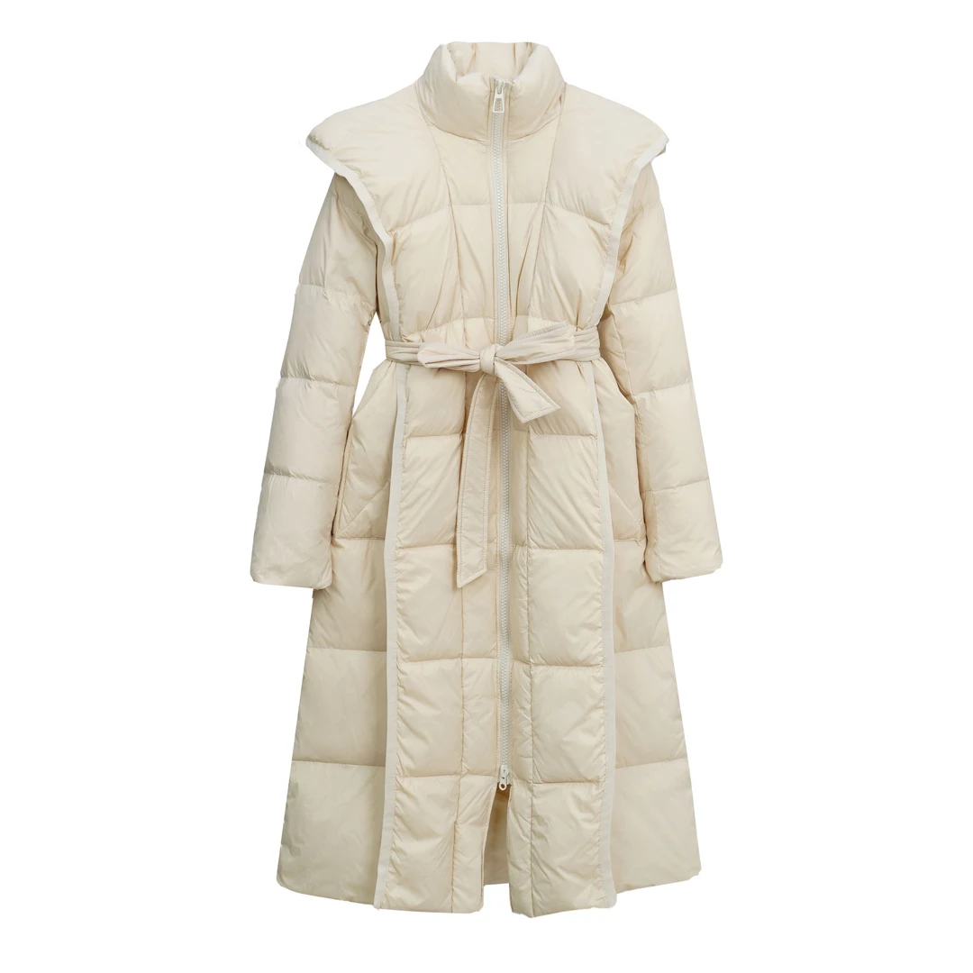 【将军工厂店】冬季时尚百搭小香风款鹅绒服