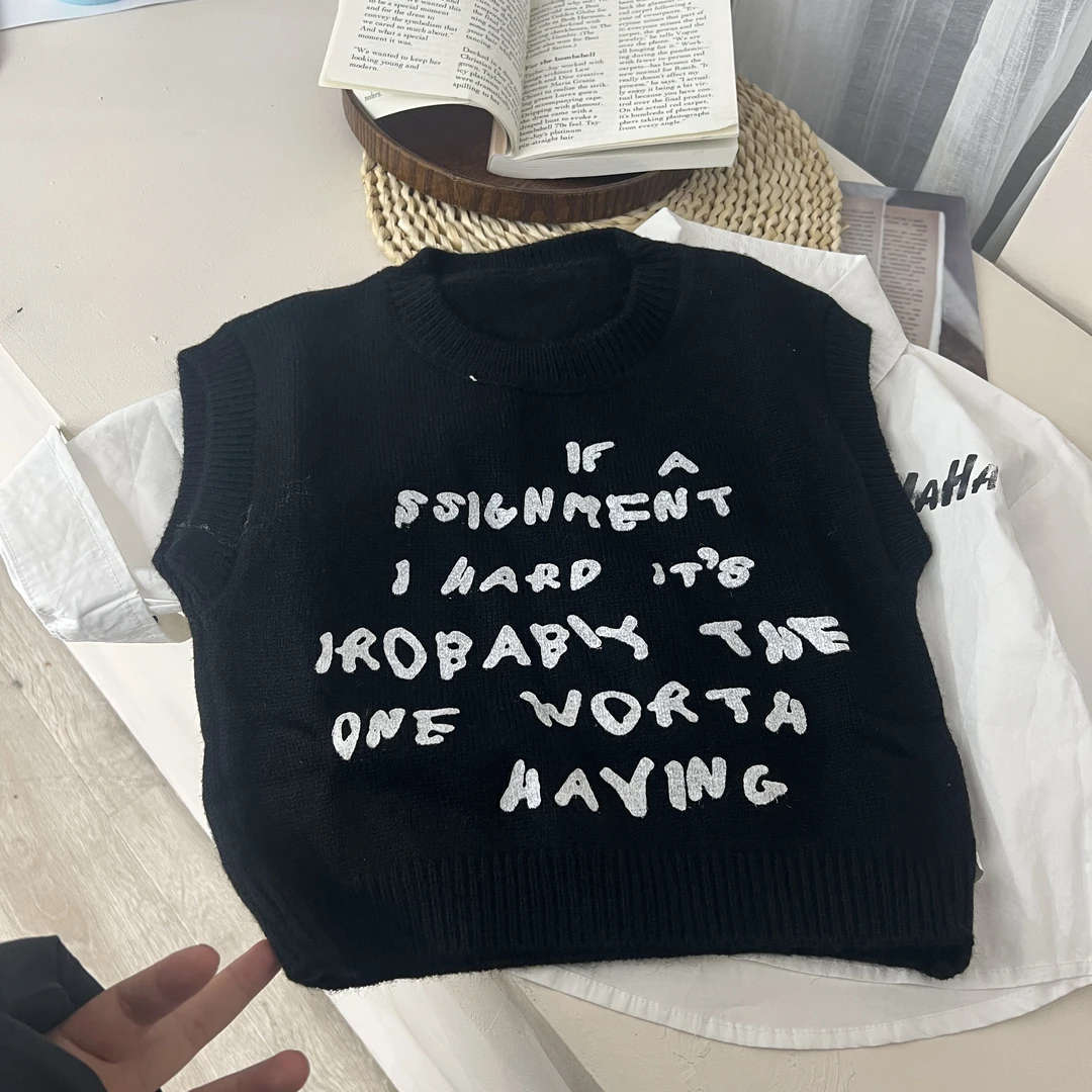 2025款春秋儿童外穿马甲宽松潮流个性韩版20211