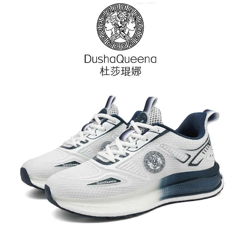 杜莎新款秋季情侣男鞋软底减震透气爆米花网面休闲跑步舒适运动鞋