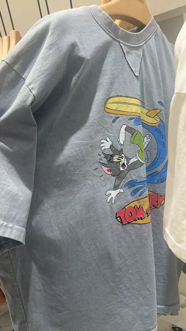 东大门猫和老鼠短冲浪短袖T（不支持退换）特价