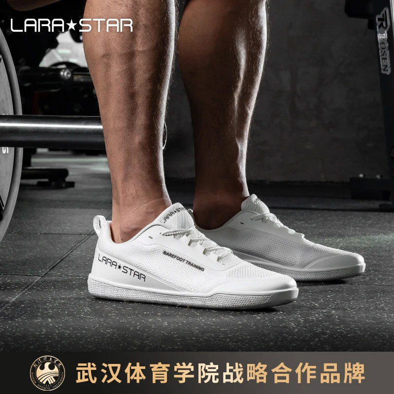 劳拉之星1543宽楦赤足鞋综合训练平底防滑硬拉深蹲室内户外运动鞋