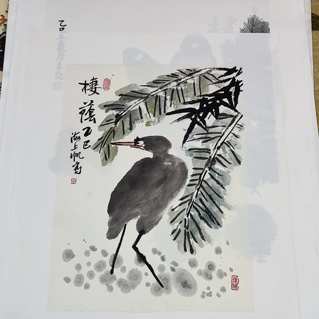 国画小尺幅手绘作品