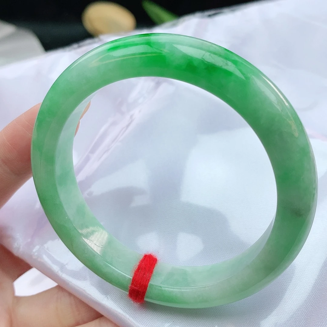 翡翠手镯未镶嵌57圈口882335