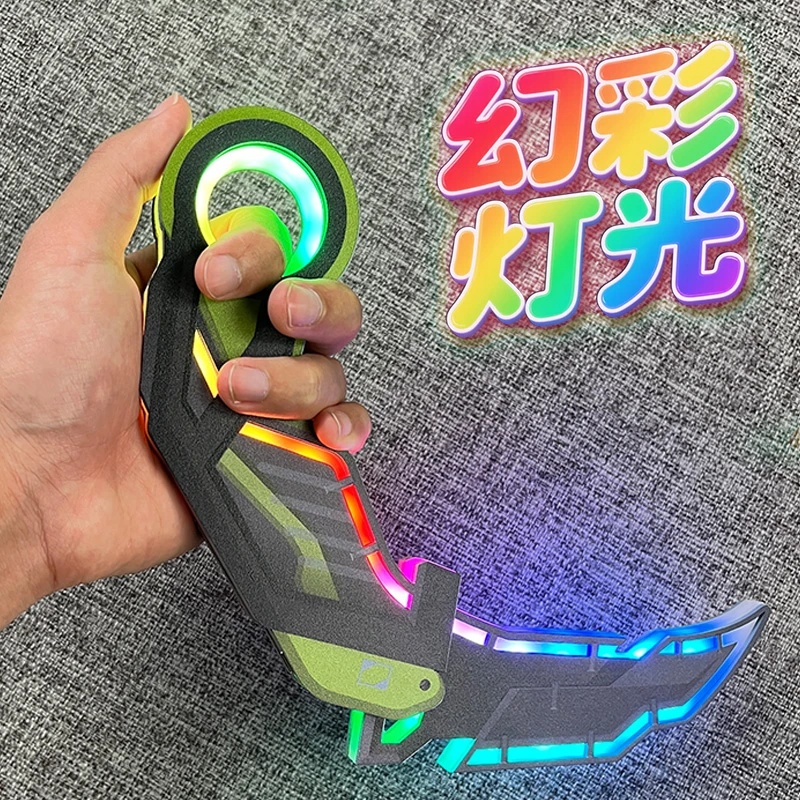 显卡爪刀RGX无畏契约游戏玩具模型充电炫彩发光cos武器鹰爪爪子刀