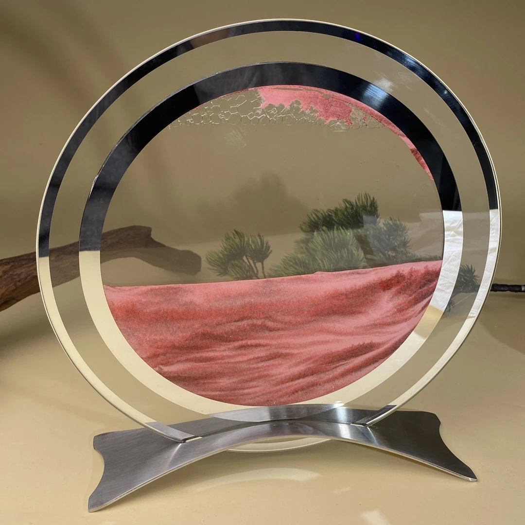 含辰砂工艺品【小北好物】朱砂画摆件-17QH139X423