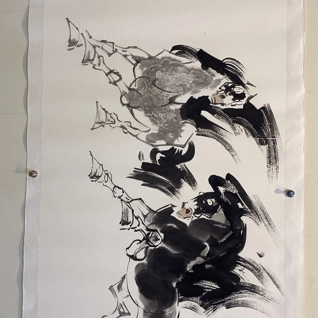国画田成义老师国画精品