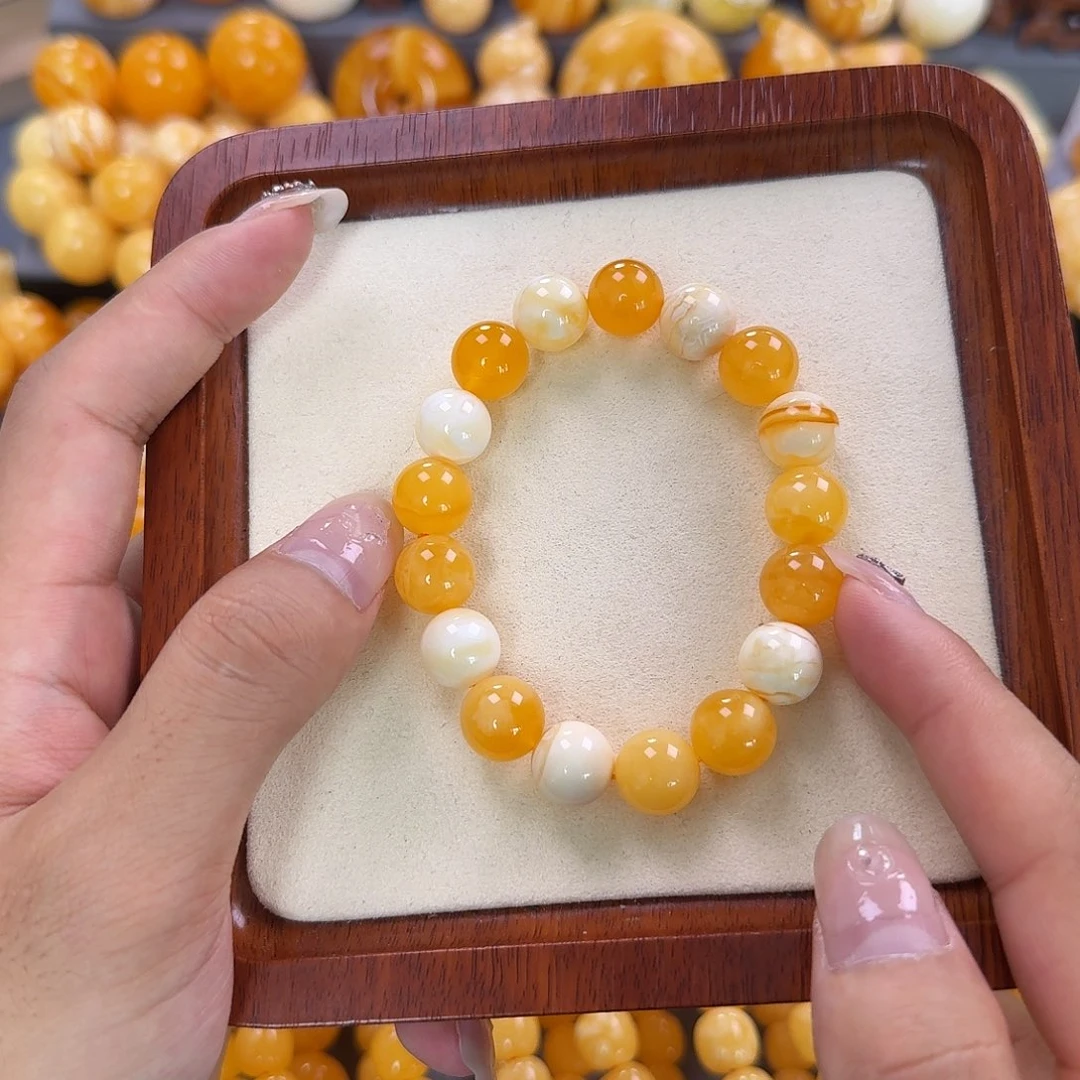 蜜蜡未镶嵌珠宝奇石12mm