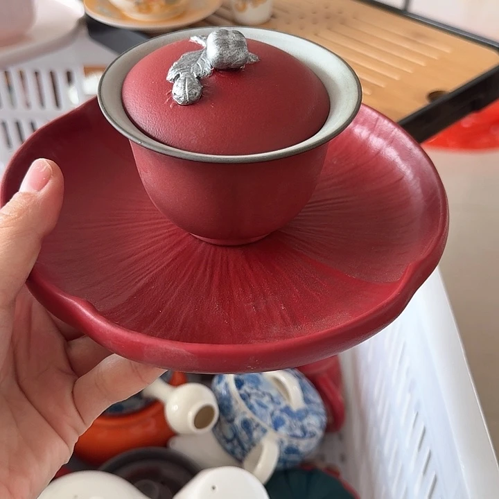 微瑕陶瓷茶具茶杯茶壶
