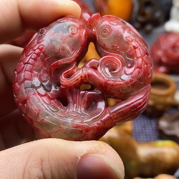 未镶嵌蛇纹石玉颈饰