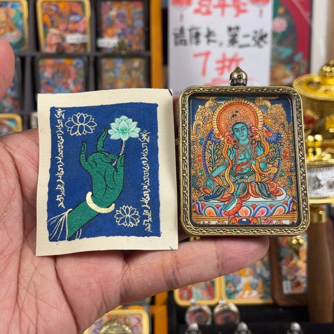 装裱画携****?亮亮热贡唐卡……呼噜唐卡