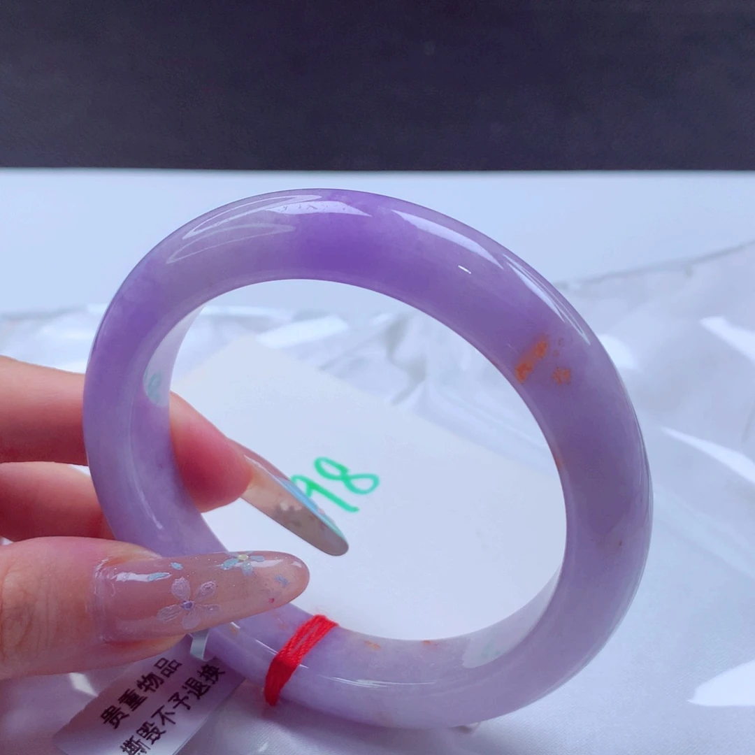 翡翠手镯未镶嵌天然缅甸翡翠A货手镯 98号