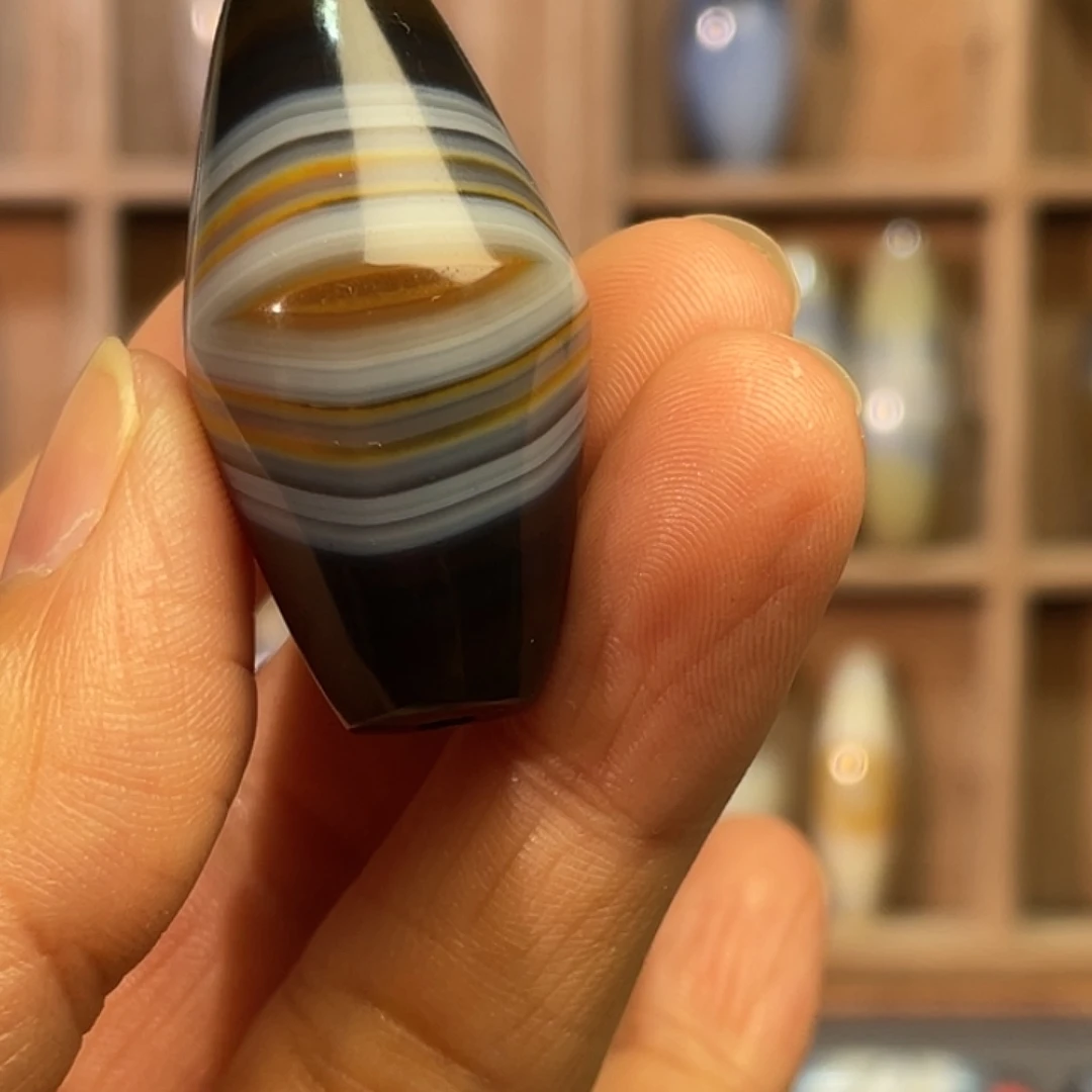 飞***狼玛瑙/玉髓合金颈饰