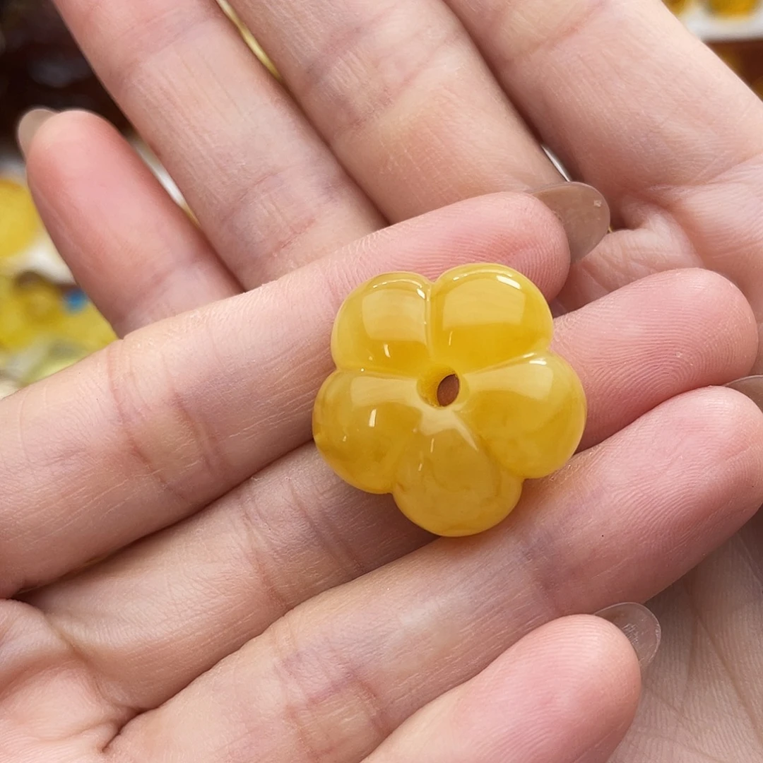 琥珀未镶嵌吊坠(不含链)
