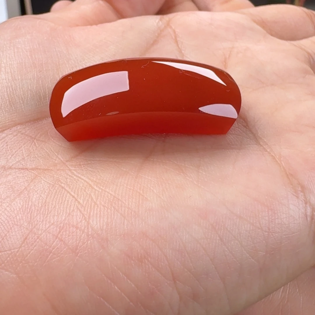 南红玛瑙未镶嵌手牌