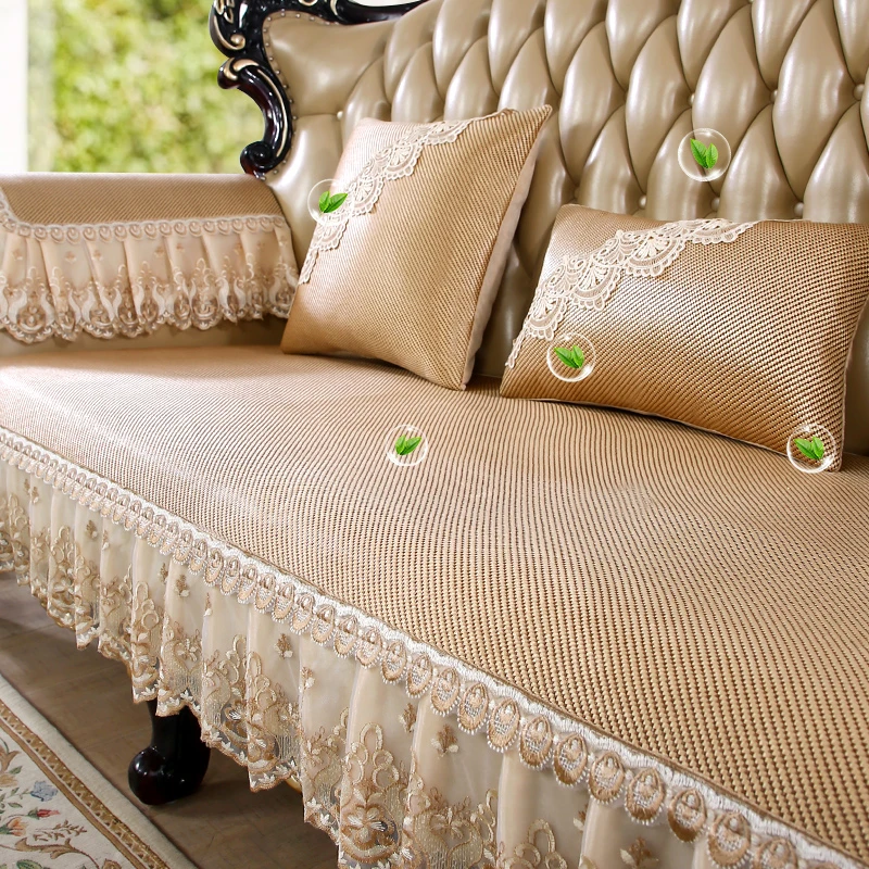 2025新款沙发垫夏季冰藤凉席坐垫固定防滑夏天款沙发凉垫座垫垫子