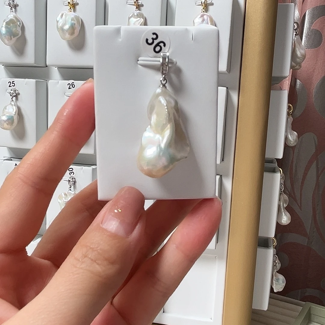 淡水珍珠颈饰银S925镶嵌