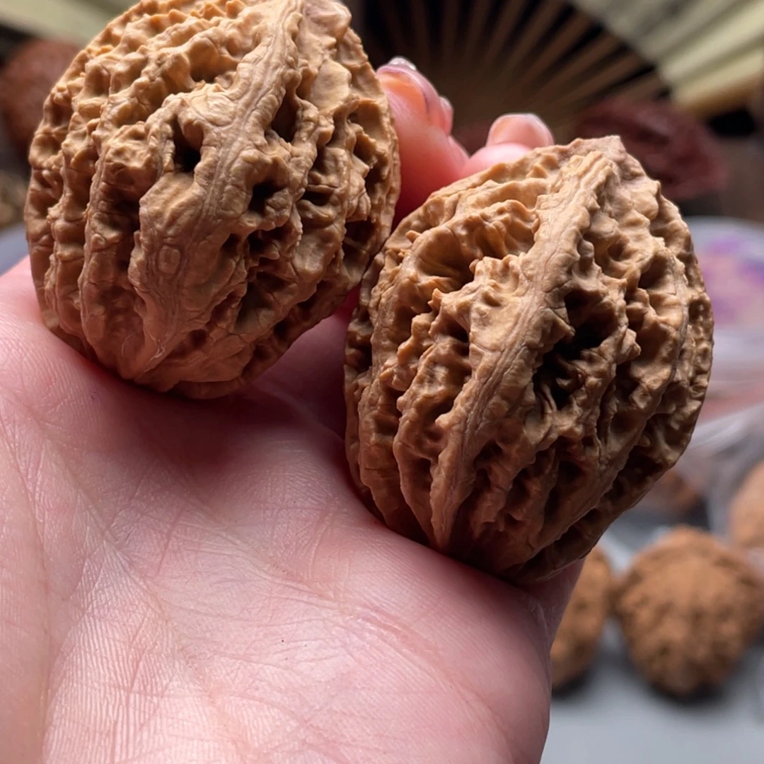 文玩核桃把件楸刀鱼113