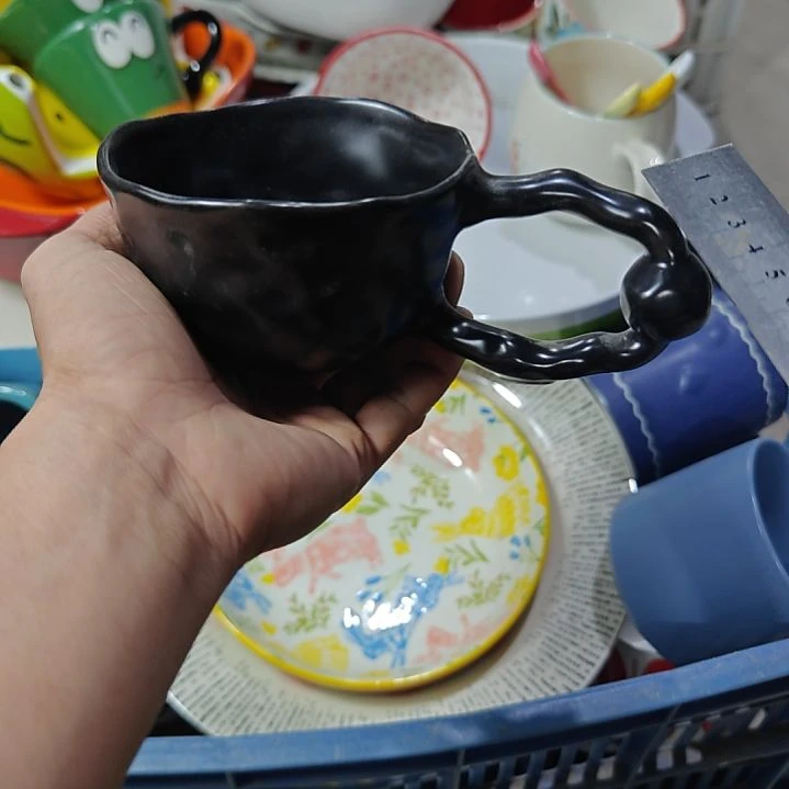 瓷片陶瓷餐具杯碗盘微瑕介意慎拍.满15.9元包邮