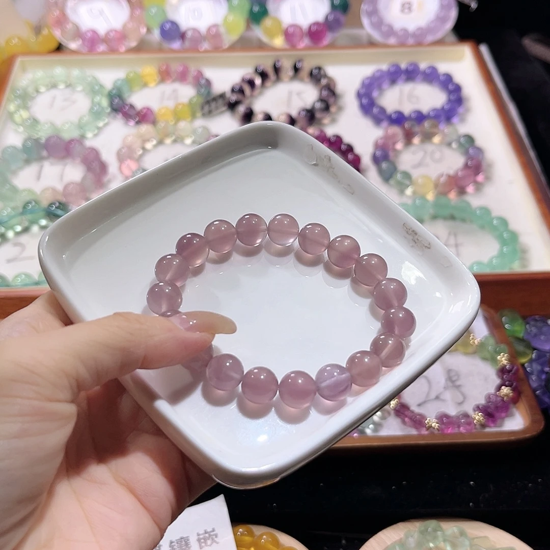 未镶嵌手链萤石萤石