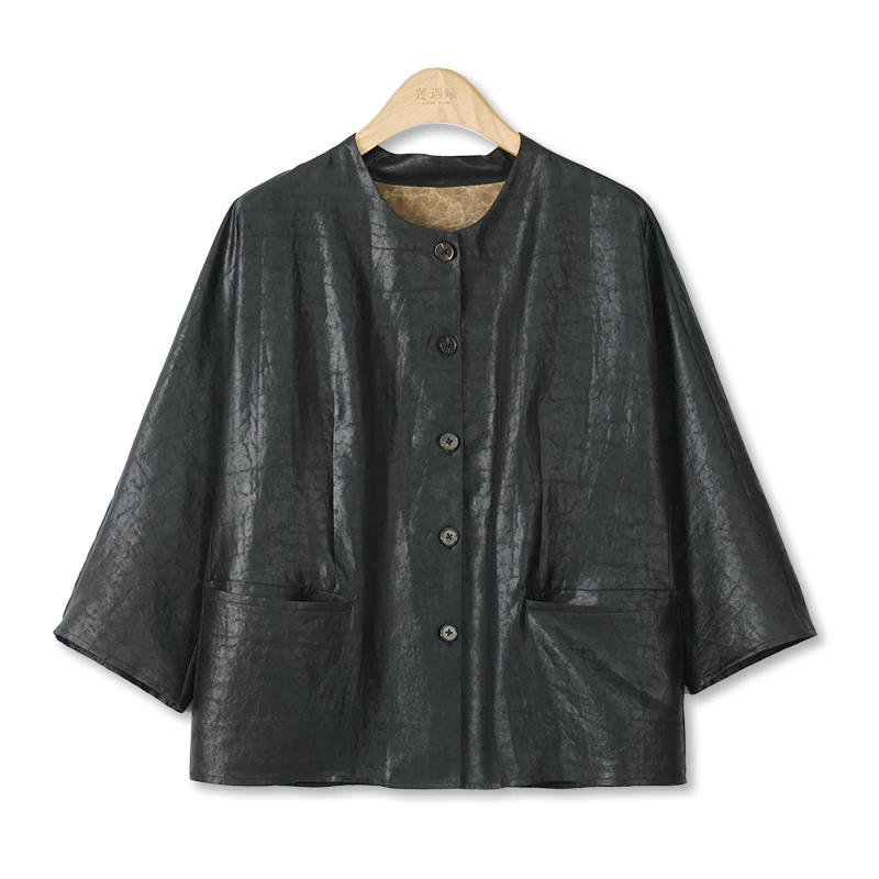 缎龟外套 新中式国风女装1c1062915