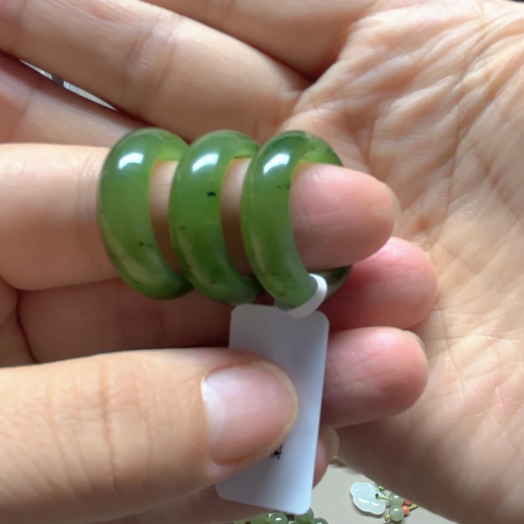 和田玉（碧玉）未镶嵌戒指