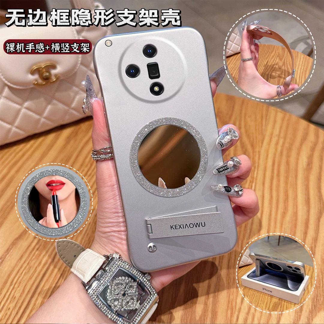 【OPPOFINDX7】简约高级高颜值无边框磁吸镜INS支架壳