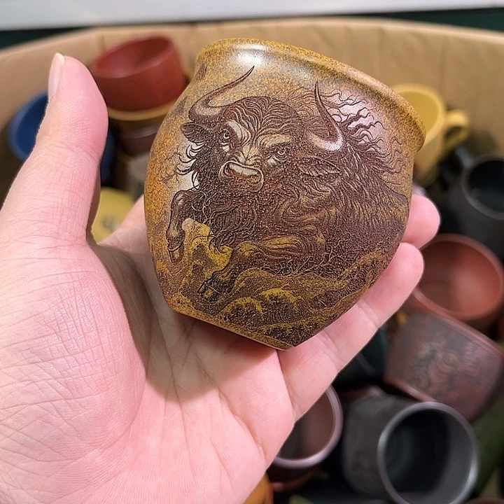 茶杯紫砂全手工紫砂主人杯