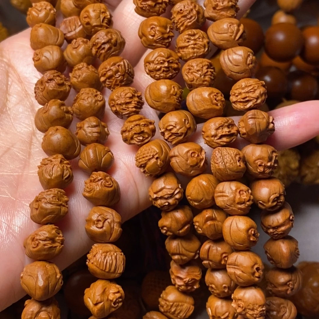 人***子手串/手链橄榄核桃核罗汉108